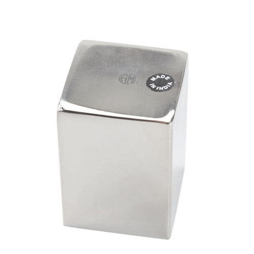 American Metalcraft HMSPT5 2" x 2" Square Hammered Stainless Steel Sugar Packet / Cube Holder