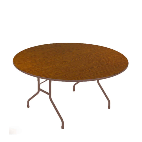 Correll CF60PX07 60" Round Granite High Pressure Heavy Duty Folding Table