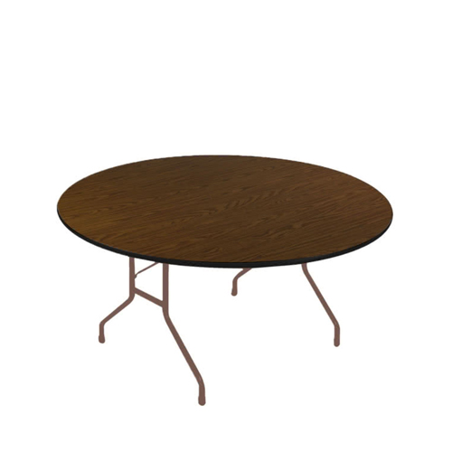 Correll CF60PX07 60" Round Granite High Pressure Heavy Duty Folding Table