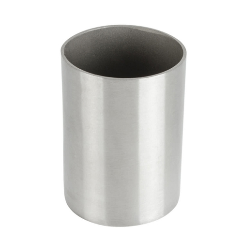 American Metalcraft SSPH2 2" x 2 3/4" Satin Finish Stainless Steel Round Sugar Packet / Cube Holder