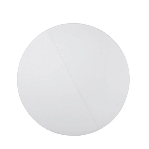 Lancaster Table & Seating 32" Round Granite White Heavy Duty Blow Molded Bar Height Plastic Folding Table