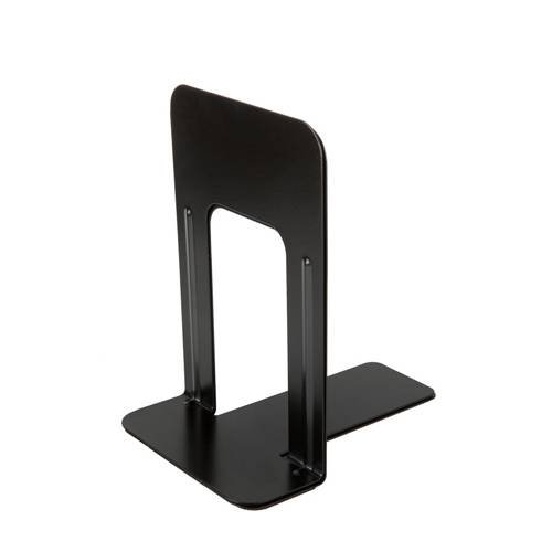 MMF Industries 241009104 Steelmaster 9" Black Steel Deluxe Bookends